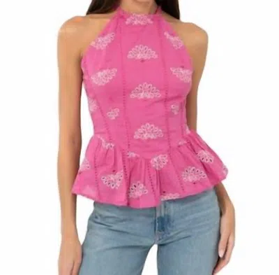 Adelyn Rae Women's  Jeanette Top In Rose Pink