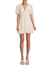 ADELYN RAE WOMEN'S FLORAL TIERED MINI DRESS