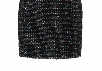 Adelyn Rae Women's Vicky Tweed Mini Skirt In Black