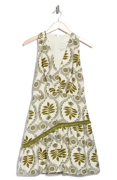 Adelyn Rae Yena Printed Halter Minidress In Multi
