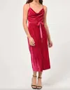 ADELYN RAE ZANA SLIP DRESS IN RED