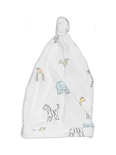 Pre-owned Aden + Anais Babies' Beanie Hat In White