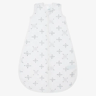 Aden + Anais Babies'  Cotton Muslin Sleep Bag (1 Tog) In White
