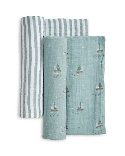 Aden And Anais Boys' Cotton Muslin Swaddle Blankets, 2 Pack