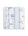 Aden And Anais Muslin Swaddles, 4 Pack