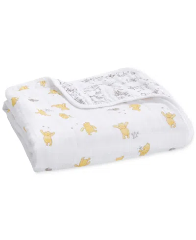 Aden By Aden + Anais Baby Boys Winnie The Pooh Muslin Blanket In Multi
