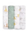 Aden By Aden + Anais Baby Boys Winnie The Pooh Swaddle, Pack Of 4 In Multi