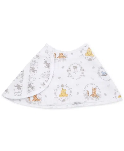 Aden By Aden + Anais Baby Disney Winnie The Pooh Essential Burpy Bib In White