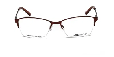 Adensco 208 0dc4 Men's Glasses Burgundy Size 53 - Free Lenses - Blue Light Block Available