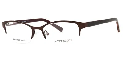 Adensco Ad 200 0jnq Women's Glasses Brown Size 50 - Free Lenses - Blue Light Block Available