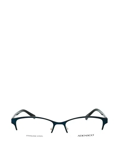 Adensco Sleek Rectangular Eyeglasses For Women In Blue