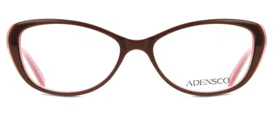 Adensco Ad 220 0dq2 Women's Glasses Brown Size 53 - Free Lenses - Blue Light Block Available