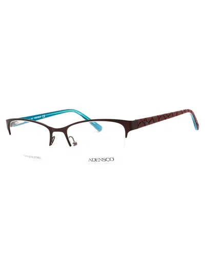 Adensco Ad 221 Women's Rectangular Eyeglasses In Black