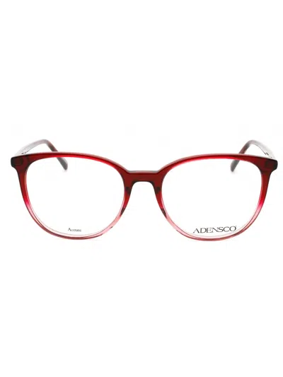 Adensco Ad 250 Eyeglasses In 07w5 00 - Burg Shd / Clear Demo Lens