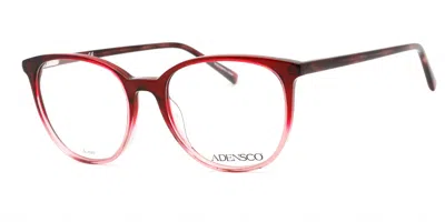 Adensco Ad 250 Women's Glasses, Burgundy, Size 53