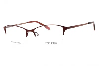 Adensco Ad208 Eyeglasses In Burgundy