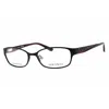 Adensco Ladies Black Rectangular Eyeglass Frames Ad207