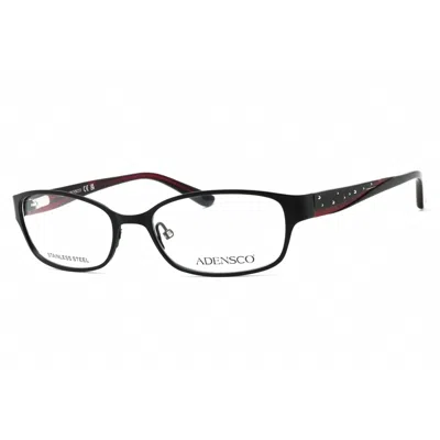 Adensco Ladies Black Rectangular Eyeglass Frames Ad207