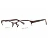 Adensco Ladies Brown Rectangular Eyeglass Frames Ad200