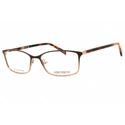 Adensco Ladies Brown Rectangular Eyeglass Frames Ad233