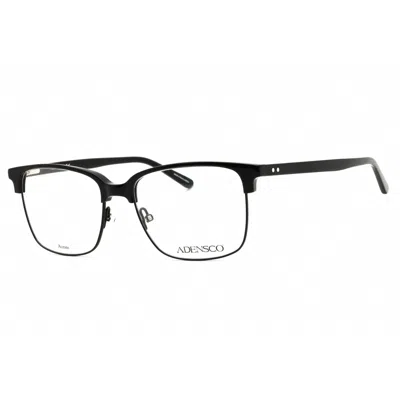Adensco Men's Black Rectangular Eyeglass Frames Ad144