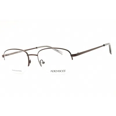 Adensco Men's Silver Tone Oval Eyeglass Frames Ad140