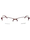 Adensco Metal Rectangular Women's Eyeglasses In Black