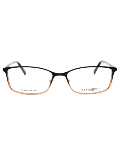 Adensco Metal Rectangular Women's Eyeglasses - Ad 233 Style In Animal Print