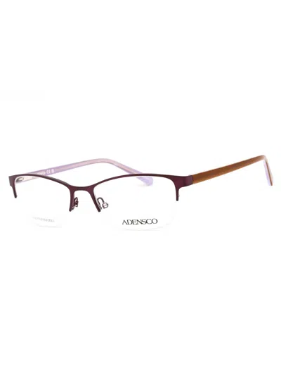 Adensco Rectangular Women's Eyeglasses - Elevated Modern Style In Brown
