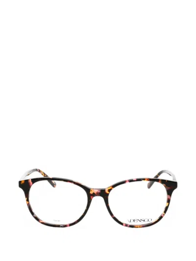 Adensco Round-frame Glasses In Multi