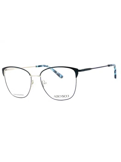 Adensco Sleek Rectangular Metal Eyeglasses For Women In Green