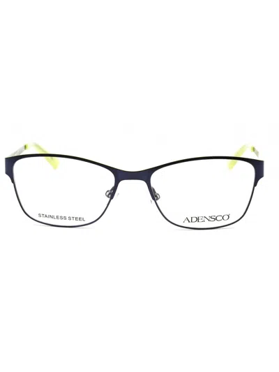 Adensco Sleek Rectangular Mini Eyeglasses For Women In Black