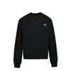 Ader Error Round Neck Pullover Woolen Sweater In Black