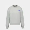 Ader Error Gray Significant Patch Long Sleeve T-shirt