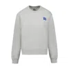 Ader Error Gray Significant Patch Long Sleeve T-shirt In Grey
