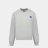 Ader Error Gray Significant Patch Long Sleeve T-shirt In Grey