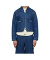 Ader Error 0108 Denim Jacket In Blue