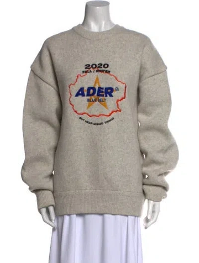 Pre-owned Ader Error 2020 Wool Sweater In Gray