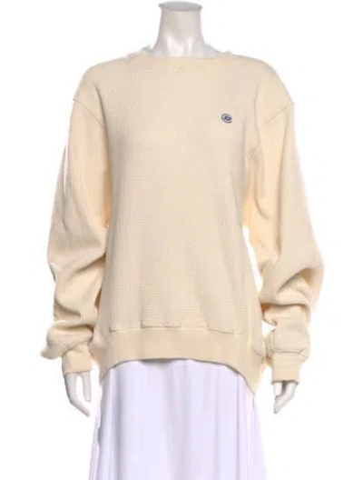 Pre-owned Ader Error 2022 Crew Neck Sweater In Neutral