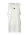 Ader Error A-peec Logo Sleeveless Vest In White
