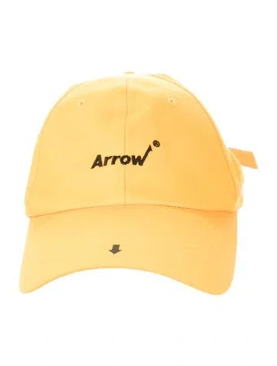 Pre-owned Ader Error Adjustable Logo Cap In Yellow