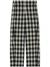 Ader Error Beige & Black Aoker Trousers In Black