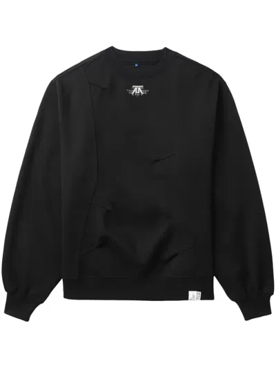 Ader Error Appliqué-detail Sweatshirt In Black