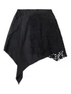 Ader Error Asymmetric Floral-lace Mini Skirt
