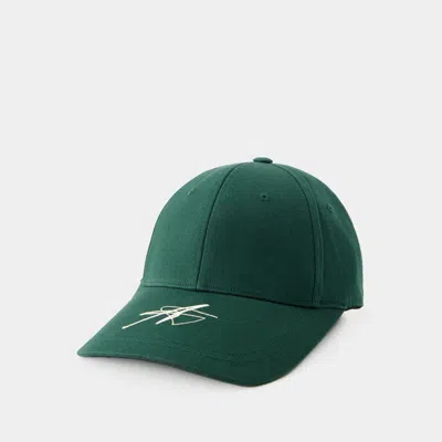 Ader Error Baseball Cap In Green