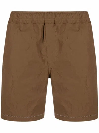 Ader Error Beam Bermuda Shorts In Brown