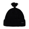 Ader Error Black Pom-pom Beanie In Black