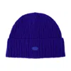 Ader Error Etik Logo-patch Beanie In Blue