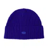 Ader Error Etik Logo-patch Beanie In Blue