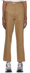 Ader Error Beige Homer Jeans In Beige